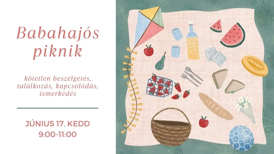 Piknik na čamcu za bebe